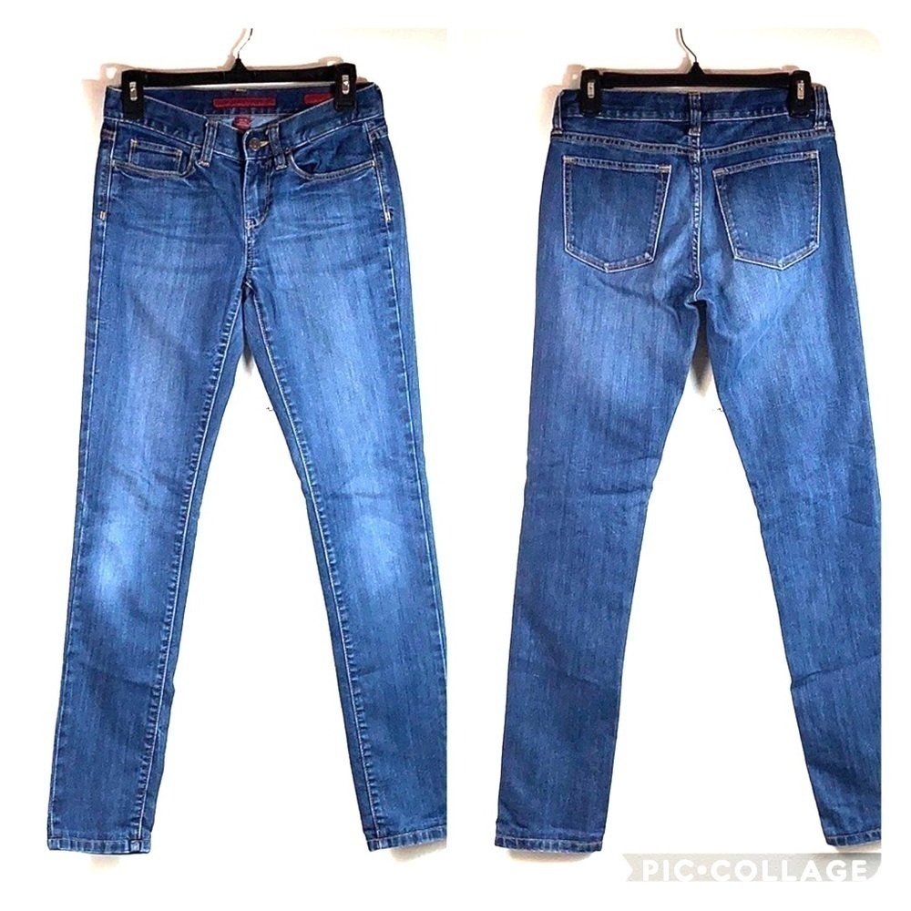 Banana Republic skinny stretch blue jeans EUC - Picture 2 of 8